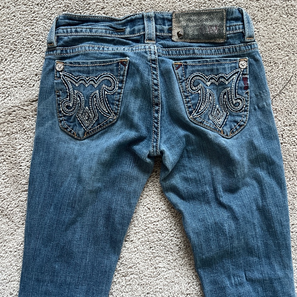 Mek low rise bootcut jeans
